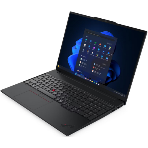 Lenovo Laptop Lenovo ThinkPad E16 Gen 3 21SR0078RI, Intel Core Ultra 7 255H, 16 inch, RAM 32GB, SSD 1TB, Intel Arc Graphics 140V, Windows 11 Pro, Black - IT-Fashion.ro