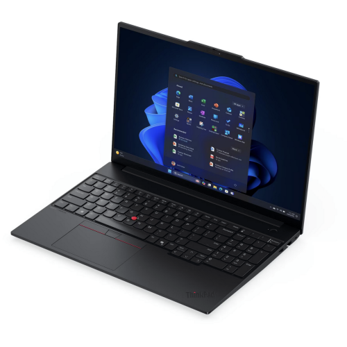 Laptop Lenovo ThinkPad E16 Gen 3 21ST0053RI, AMD Ryzen 5 220, 16 inch, RAM 16GB, SSD 512GB, AMD Radeon 740M, Fara sistem de operare, Black - Imagine 8