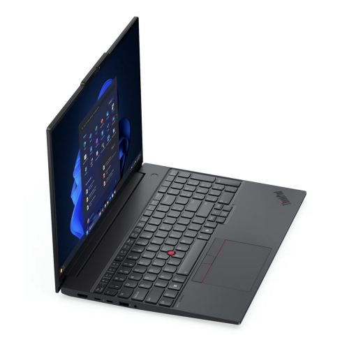 Laptop Lenovo ThinkPad E16 Gen 3 21ST0053RI, AMD Ryzen 5 220, 16 inch, RAM 16GB, SSD 512GB, AMD Radeon 740M, Fara sistem de operare, Black - Imagine 9