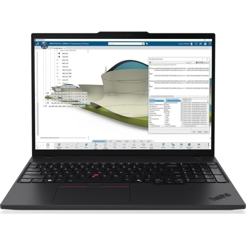 Lenovo Laptop Lenovo ThinkPad P16s Gen 4 21QV000GRI, Intel Core Ultra 7 255H, 16 inch, RAM 32GB, SSD 1TB, Intel Arc 140T, Windows 11 Pro, Black - IT-Fashion.ro