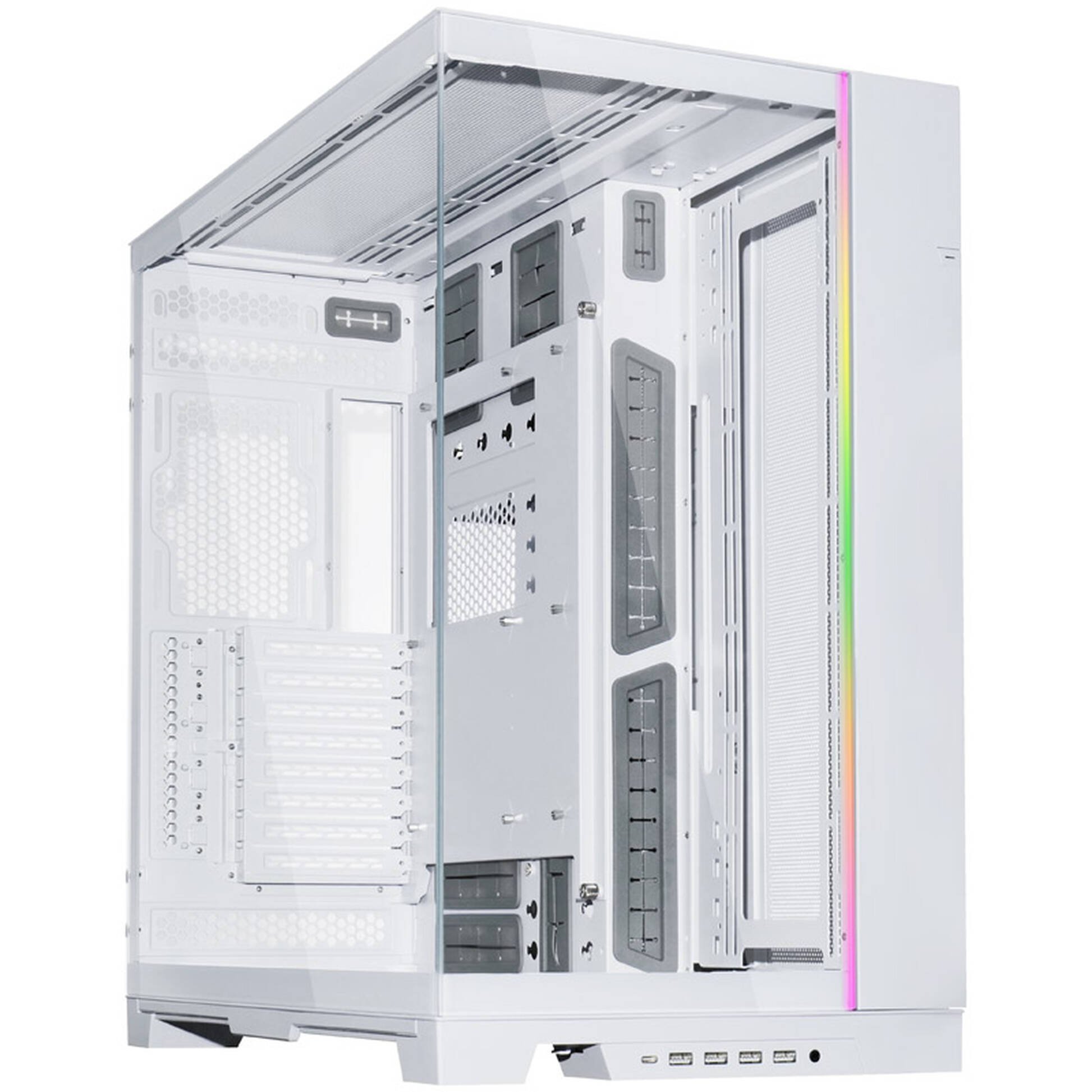 Lian LI Carcasa LIAN LI Dynamic EVO XL O11DEXL-W, ATX, Full Tower, Tempered Glass, White - IT-Fashion.ro
