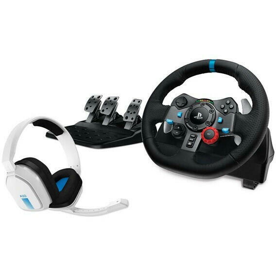 Logitech Volan LOGITECH G29 Driving Force + Astro A10 White Headset Bundle pentru PS4/PS5/PC - IT-Fashion.ro