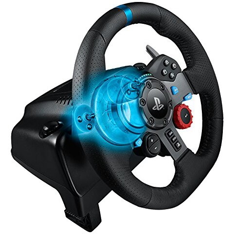 Volan LOGITECH G29 Driving Force + Astro A10 White Headset Bundle pentru PS4/PS5/PC - Imagine 3