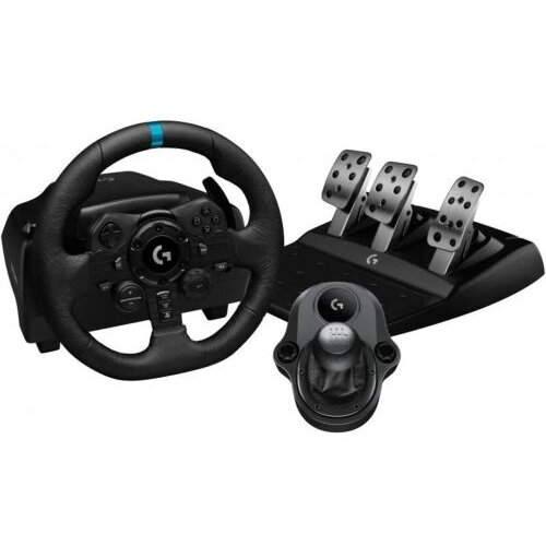 Logitech Volan LOGITECH G923 991-000531 TRUEFORCE + Shifter pentru PS4, PS5, PC - IT-Fashion.ro