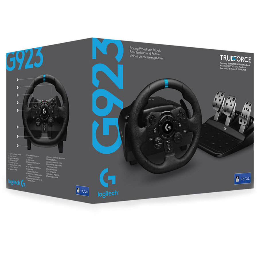 Logitech Volan LOGITECH G923 TRUEFORCE, PS5, PS4 și PC - IT-Fashion.ro