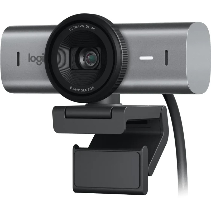 Logitech Webcam Logitech MX Brio, 4K Ultra HD, Graphite (960-001554) - IT-Fashion.ro