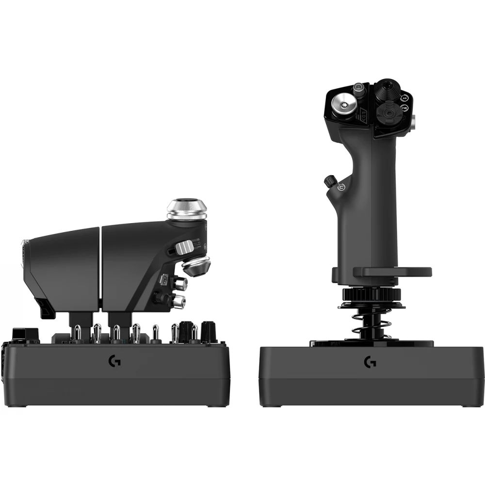 Joystick LOGITECH X56 HOTAS RGB, Black - Imagine 3