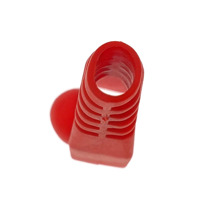 Manson de protecție pentru mufa RJ45, Red - Imagine 3