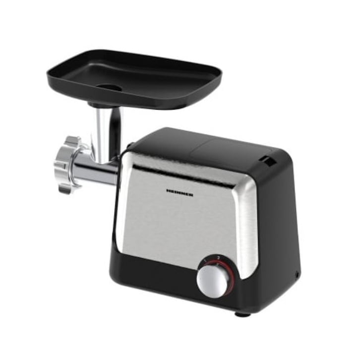 HEINNER Masina de tocat HEINNER HMG-2100BKS3, 1.8 kg, 2100 W, 3 site de taiere, Negru/Inox - IT-Fashion.ro