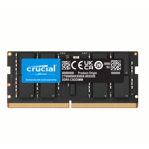 Crucial Memorie RAM CSODIMM Crucial CT32G64C52CS5, 32GB, DDR5-6400 MHz, CL52 - IT-Fashion.ro
