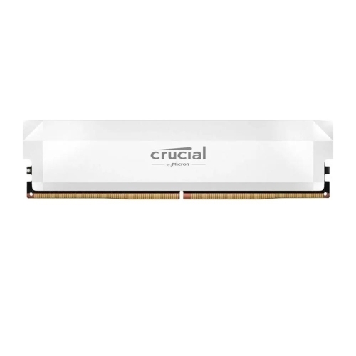 Crucial Memorie RAM Crucial Pro Overclocking White CP16G64C32U5W, 16GB, DDR5-6400 MHz, CL32 - IT-Fashion.ro