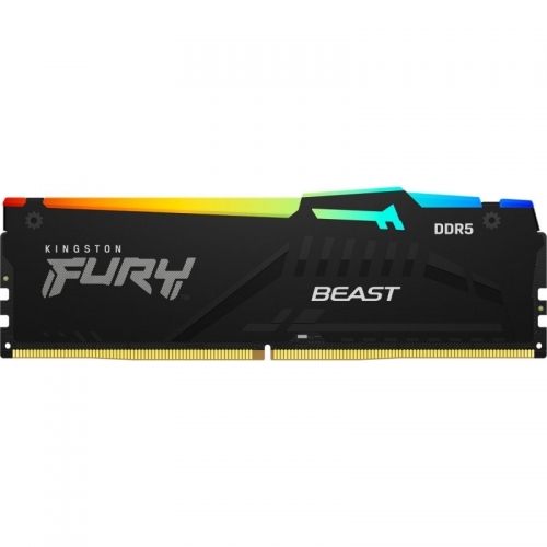 KINGSTON Memorie RAM Kingston Fury Beast RGB Black Intel XMP 3.0/AMD EXPO KF560C36BBE2A-16, 16GB, DDR5-6000MHz, CL36 - IT-Fashion.ro