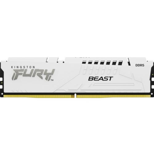 KINGSTON Memorie RAM Kingston Fury Beast White AMD EXPO/Intel XMP 3.0 KF556C36BWE-32, 32GB, DDR5-5600MHz, CL36 - IT-Fashion.ro