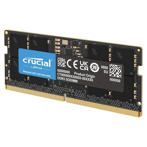 Crucial Memorie RAM SO-DIMM Crucial CT32G56C46S5T, 32GB, DDR5-5600 MHz, CL46, Tray - IT-Fashion.ro