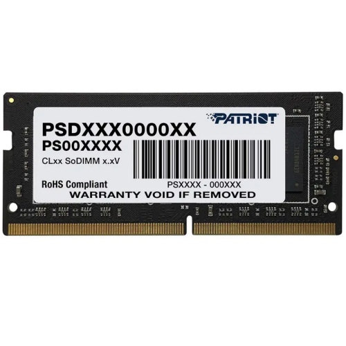 PATRIOT Memorie RAM SO-DIMM Patriot Signature Line PSD48G32002S, 8GB, DDR4-3200 MHz, CL22 - IT-Fashion.ro