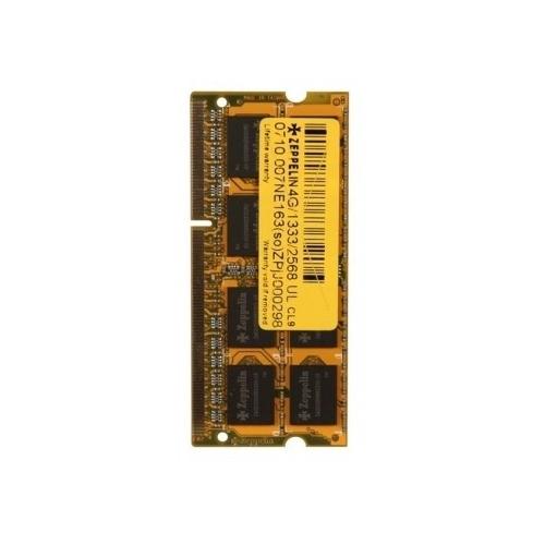 Memorie RAM SO-DIMM Zeppelin ZE-SD3-4G1600V1.35, 4GB DDR3-1600Mhz - Imagine 1
