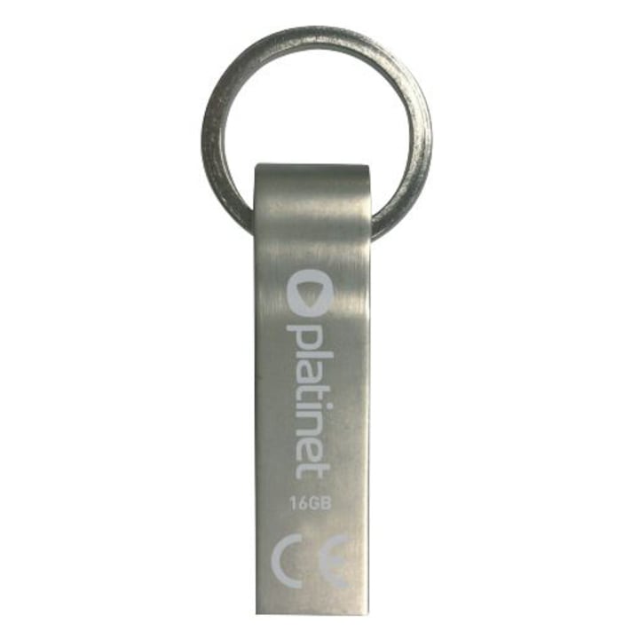 Platinet Memorie USB PLATINET PMFMK16, 16 GB, USB 2.0, Argintiu - IT-Fashion.ro