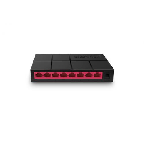 MERCUSYS Switch MERCUSYS MS108G, 8 porturi, Black - IT-Fashion.ro