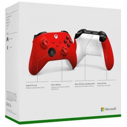 Controller Wireless MICROSOFT Xbox Series X/S, Pulse Red (QAU-00011) - Imagine 5