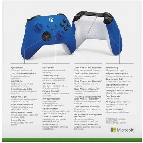 Controller Wireless MICROSOFT Xbox Series X/S, Shock Blue (EP2-33421) - Imagine 4