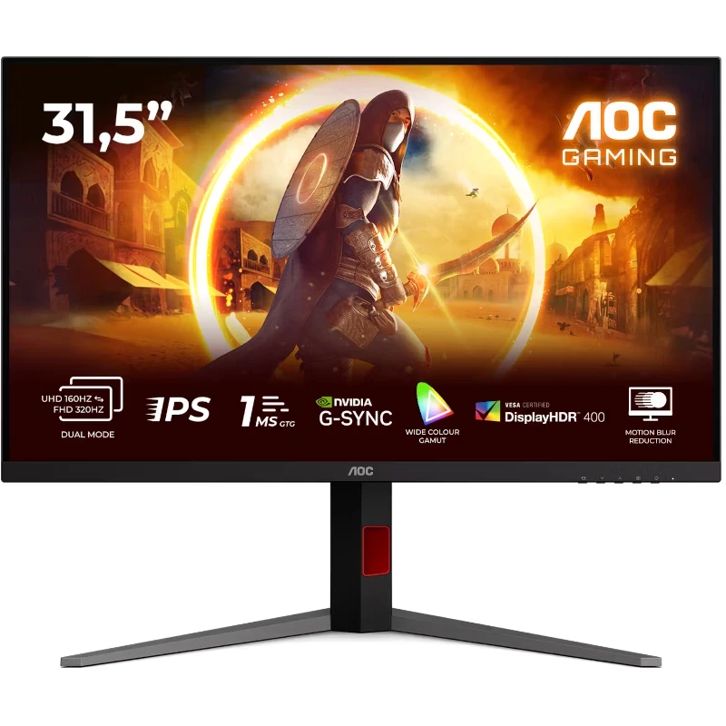AOC Monitor Gaming LED AOC AGON U32G4U, 31.5" UHD, 160 Hz, 1 ms, Black - IT-Fashion.ro