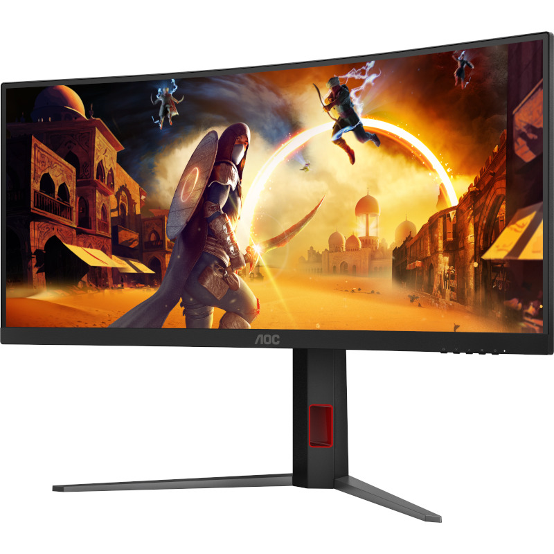 AOC Monitor Gaming Curbat LED AOC CU34G4Z, 34" UWQHD, 240 Hz, 0.3 ms, Black - IT-Fashion.ro