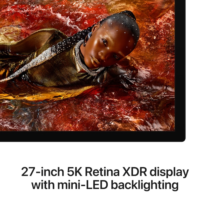 Monitor LED APPLE Studio Display XDR (2026) MFEL4RC/A, 27 inch, 5k, Sticla standard, Suport reglabil pe inclinare si inaltime, 120 Hz, Silver - Imagine 3