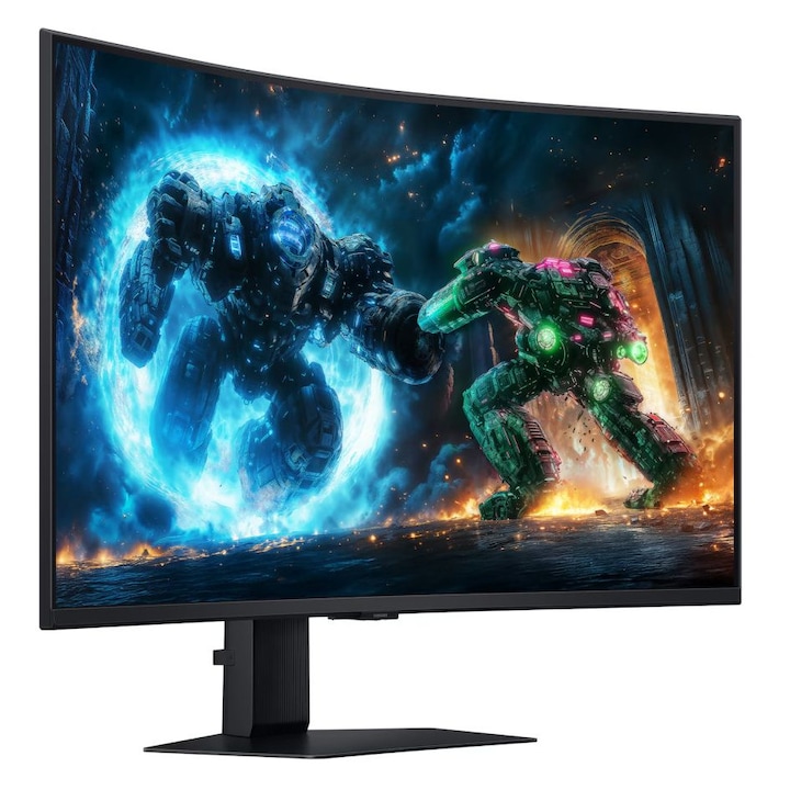 SAMSUNG Monitor LED Curbat Samsung Odyssey G7 LS37FG756EUXEN, 37", 1ms, 165Hz, Negru - IT-Fashion.ro