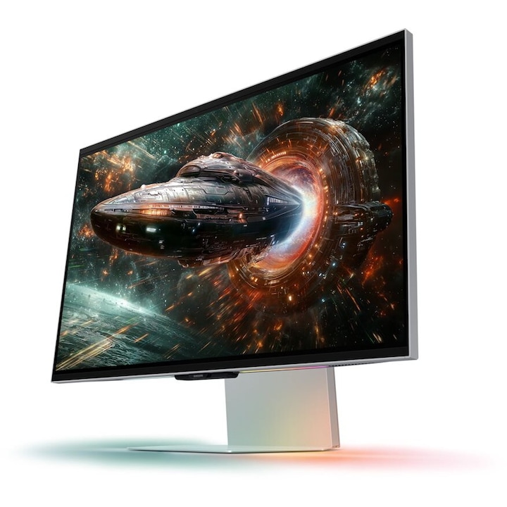 Monitor Gaming Samsung Odyssey 3D G9 LS27FG902XUXEN, 27'' UHD 4K, 1ms, 165Hz, Argintiu - Imagine 3