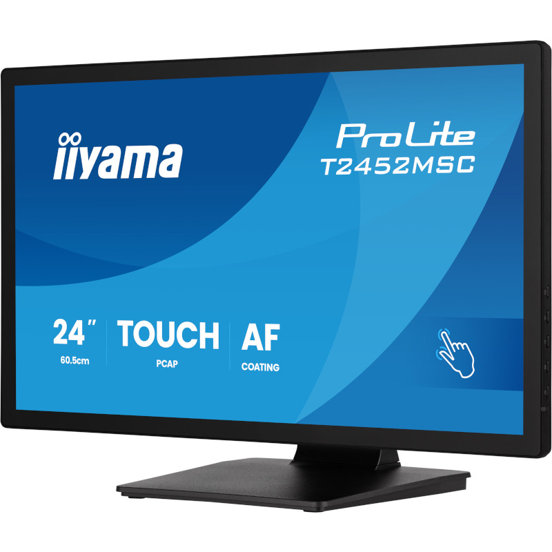 Monitor LED IIyama ProLite T2452MSC-B2, Touchscreen, 24” Full HD, 5ms, 120Hz, Negru - Imagine 2
