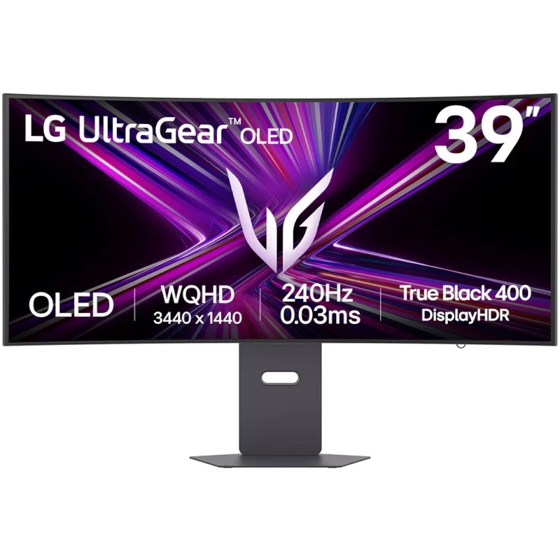 LG Monitor Gaming LED Curbat LG UltraGear 39GX900A-B.AEU, 39" UWQHD OLED, 240 Hz, 0.03 ms, Black - IT-Fashion.ro