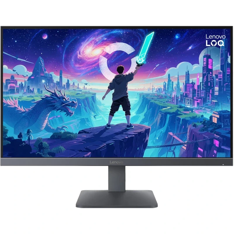 Lenovo Monitor Gaming Lenovo LOQ 27Q-10, 27” QHD, 180Hz, 0.5ms, Negru - IT-Fashion.ro