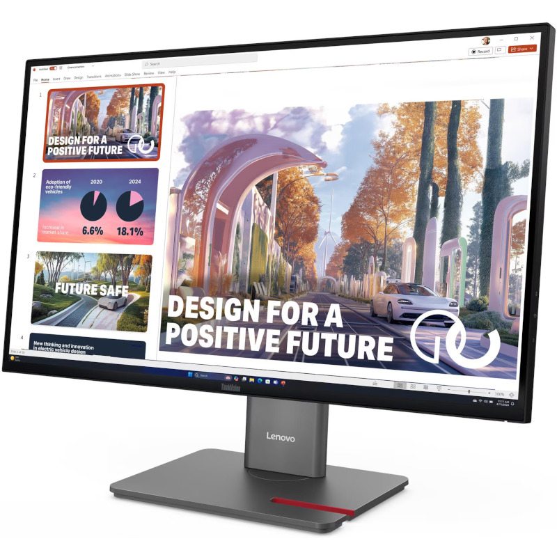Lenovo Monitor LED LENOVO ThinkVision P27QD-40 64B3GAT2EU, 27" QHD, 120 Hz, 4 ms, Black - IT-Fashion.ro