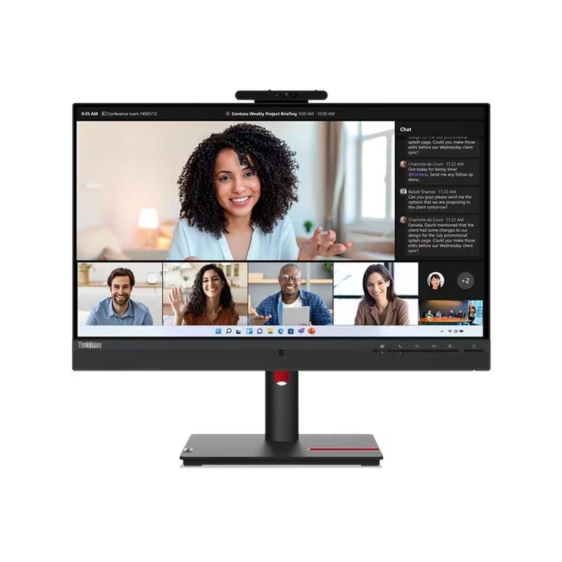 Lenovo Monitor LED LENOVO ThinkVision T24mv-30 63D7UAR3EU, 23.8" Full HD, 75 Hz, 4 ms, Black - IT-Fashion.ro