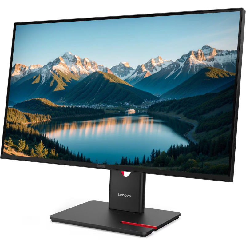 Lenovo Monitor LED LENOVO ThinkVision T27Q-40 64A6GAT6EU, 27" QHD, 120 Hz, 4 ms, Black - IT-Fashion.ro