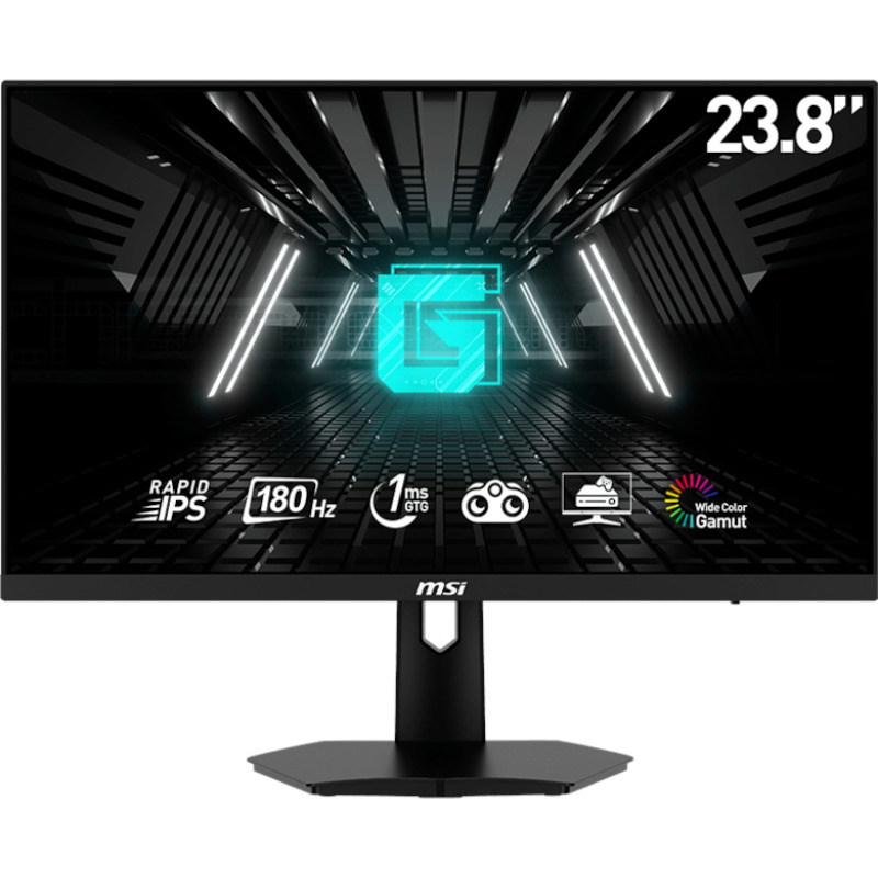 MSI Monitor LED Gaming MSI G244F E2, 23.8” Full HD, 180Hz, 1ms, Negru - IT-Fashion.ro