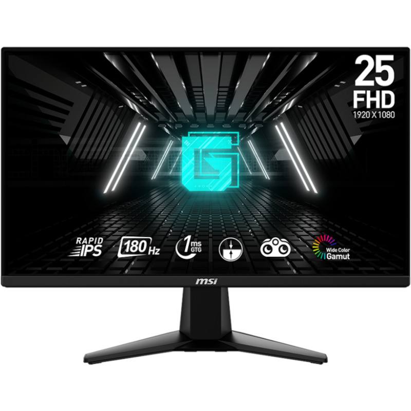 MSI Monitor Gaming MSI G255F, 24.5" Full HD, 1ms, 180Hz, Negru - IT-Fashion.ro