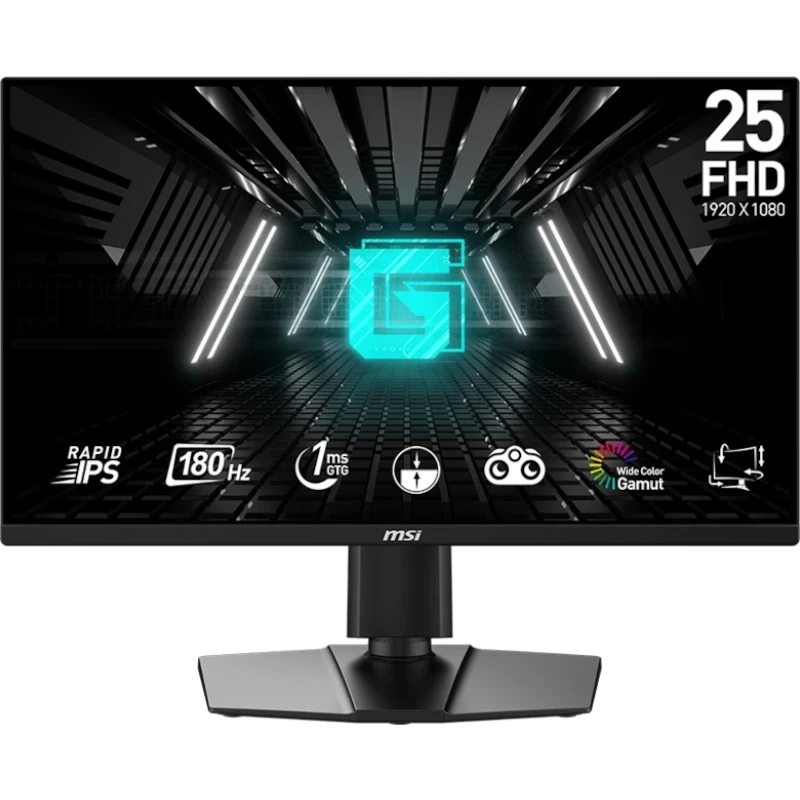 MSI Monitor Gaming MSI G255PF E2, 24.5" Full HD, 180Hz, 1ms, Negru - IT-Fashion.ro