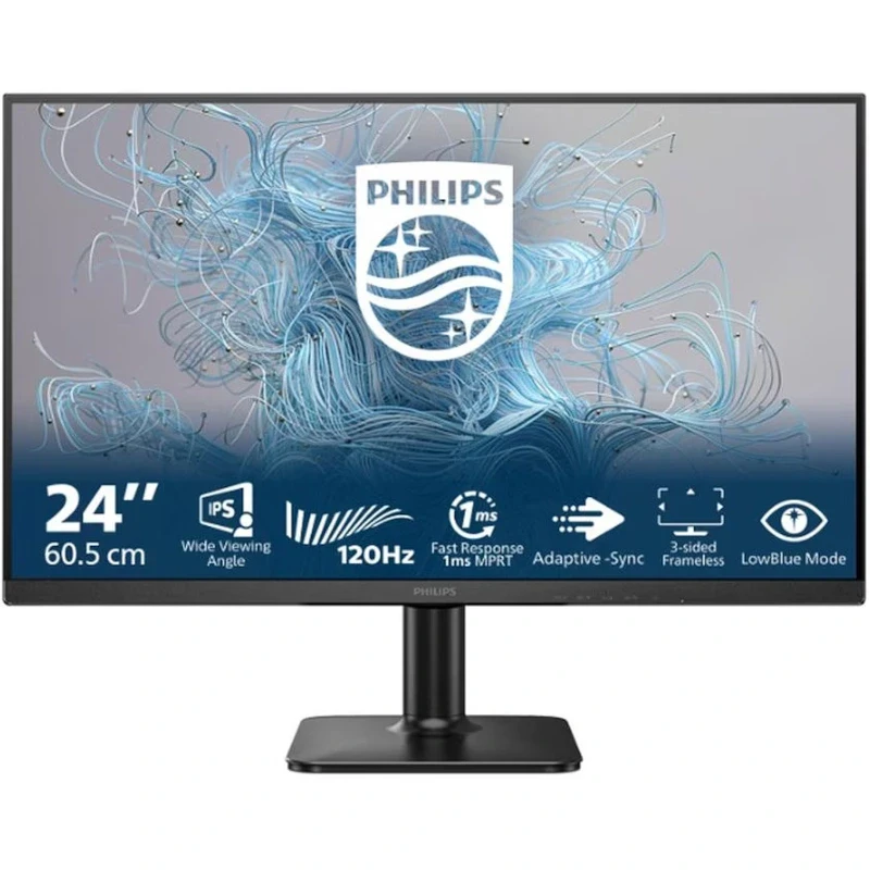 PHILIPS Monitor LED PHILIPS 24E2N1110/00, 23.8" Full HD, 120 Hz, 1 ms, Black - IT-Fashion.ro