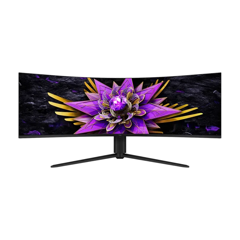 TCL Monitor Gaming Curbat LED TCL 57R94, 57" DUHD QD-Mini LED, 120 Hz, 1 ms, White - IT-Fashion.ro