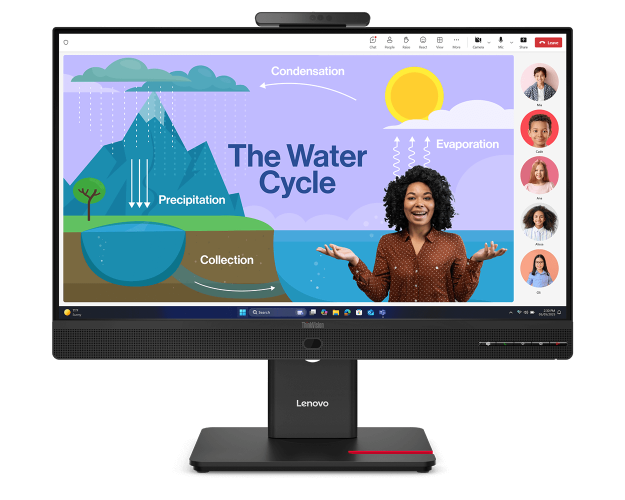 Lenovo Monitor Lenovo ThinkVision 64B7UAT1EU, 24 inch Full HD, 120Hz, 4 ms, Negru - IT-Fashion.ro