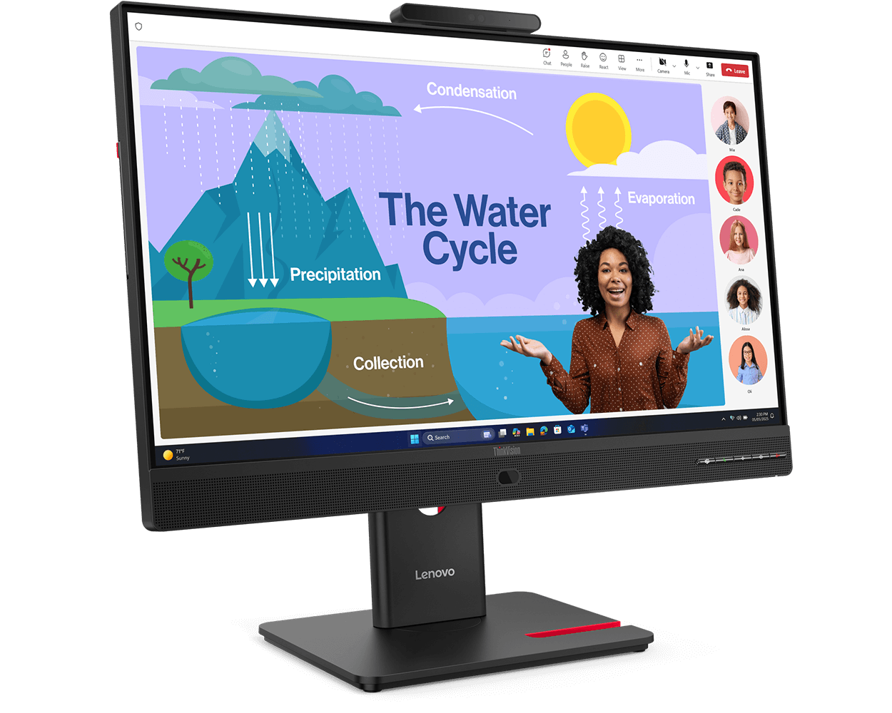 Lenovo Monitor Lenovo ThinkVision 64B7UAT1EU, 24 inch Full HD, 120Hz, 4 ms, Negru - IT-Fashion.ro