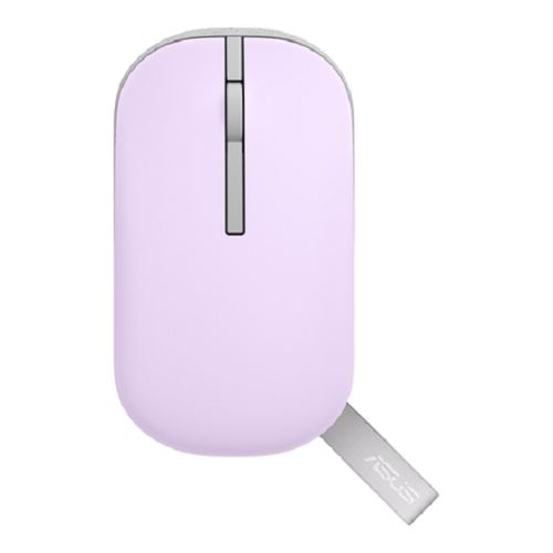 ASUS Mouse ASUS MD100, USB Wireless/Bluetooth, Lilac Mist Purple-Brave Green - IT-Fashion.ro
