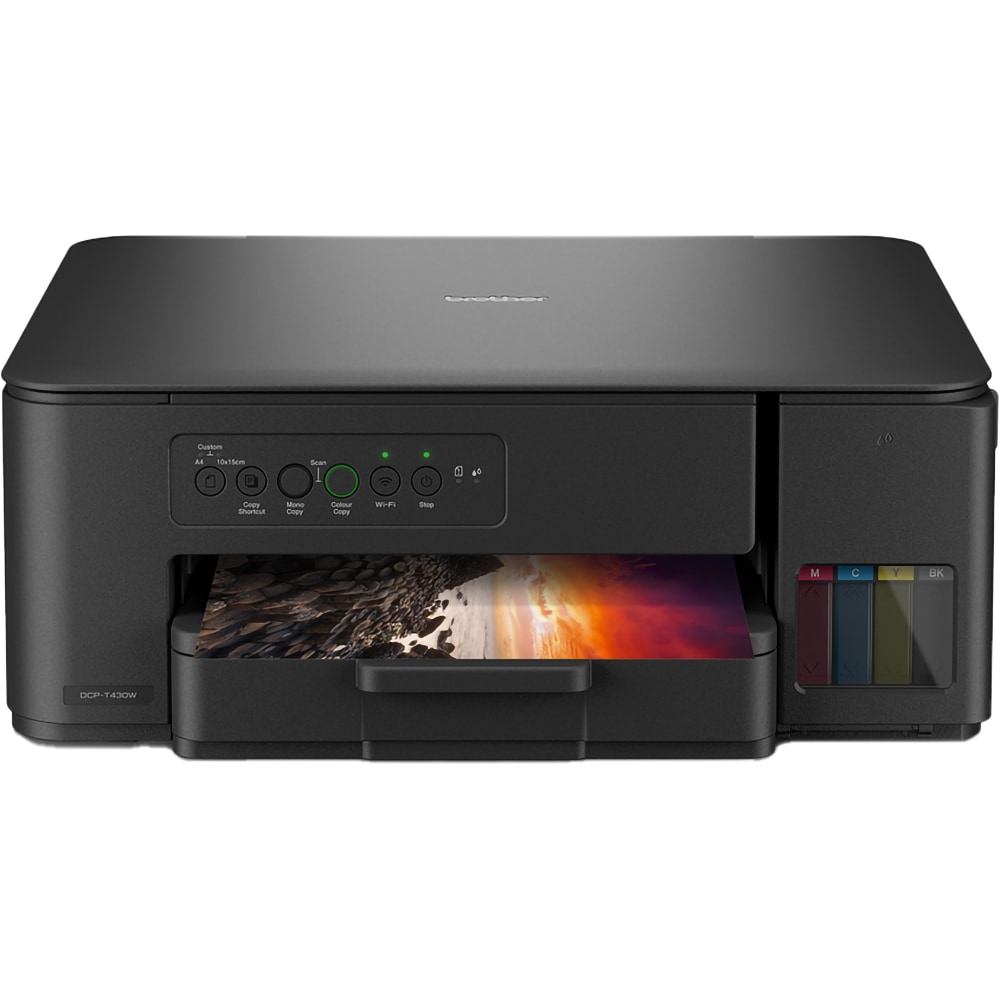 Brother Multifunctionala Inkjet Color BROTHER DCP-T430W, A4, Wi-Fi/USB, Negru - IT-Fashion.ro