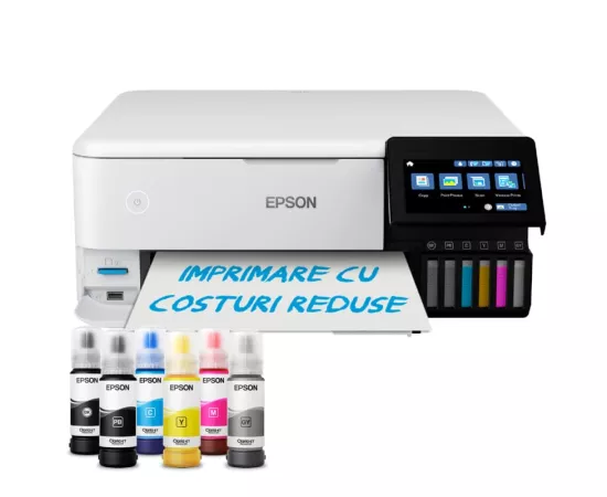 EPSON Multifuncțional Inkjet Color Epson EcoTank L8160 – imprimare foto A4 de calitate profesională - IT-Fashion.ro