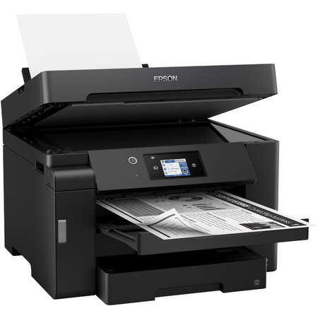 EPSON Multifuncțional Inkjet Epson EcoTank M15140, Monocrom, A3+, cu Wi-Fi și Duplex, Negru - IT-Fashion.ro
