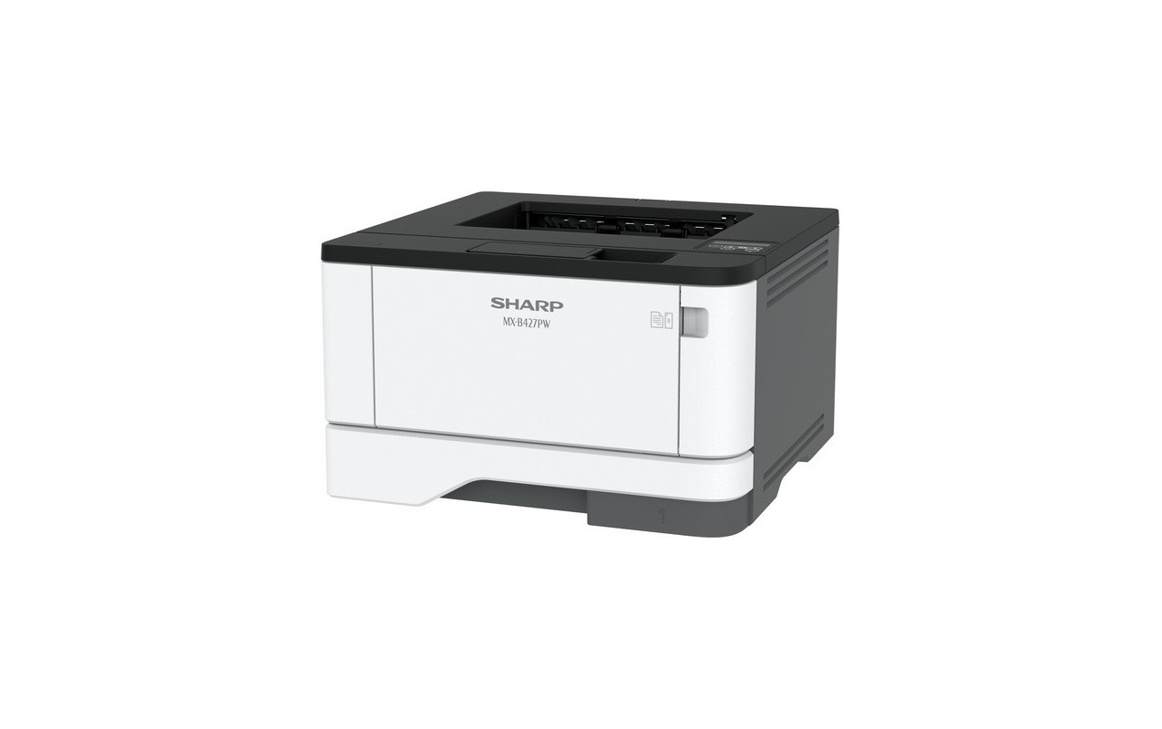 SHARP Imprimanta laser SHARP MX-B427PW, A4 Monocrom, 40ppm, Duplex, Wi-Fi, Black/White - IT-Fashion.ro