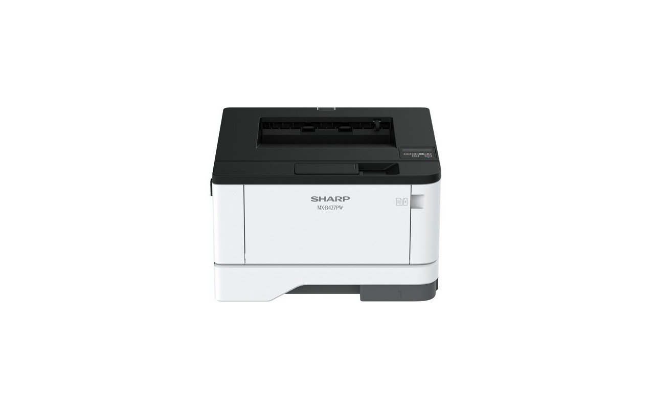 SHARP Imprimanta laser SHARP MX-B427PW, A4 Monocrom, 40ppm, Duplex, Wi-Fi, Black/White - IT-Fashion.ro