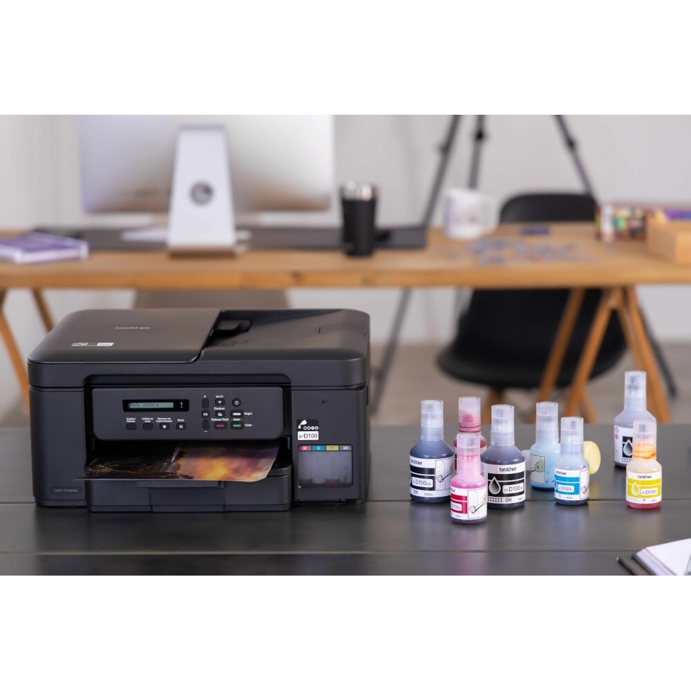 Multifunctionala Inkjet Color BROTHER DCP-T730DW, A4, Duplex, Wi-Fi/USB, Negru - Imagine 5