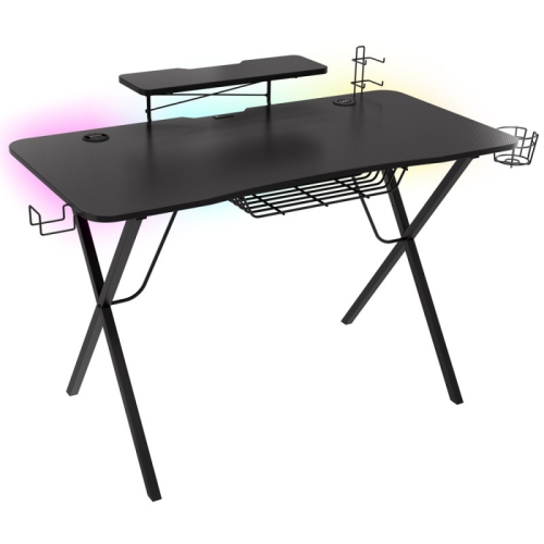 Genesis Masă gaming GENESIS NDS-1550 Holm 300 RGB, Black - IT-Fashion.ro